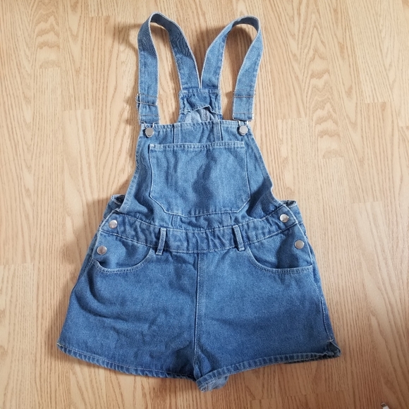 Zara Trafaluc Denim Overalls - Picture 2 of 2